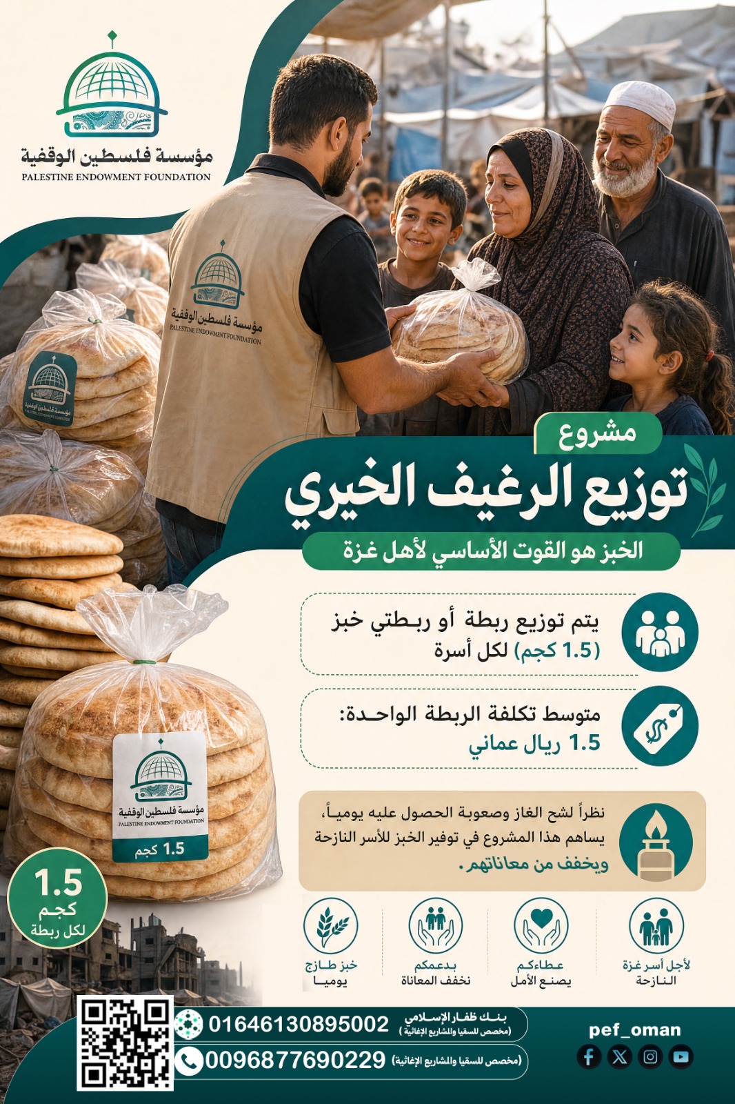 توزيع الرغيف الخيري